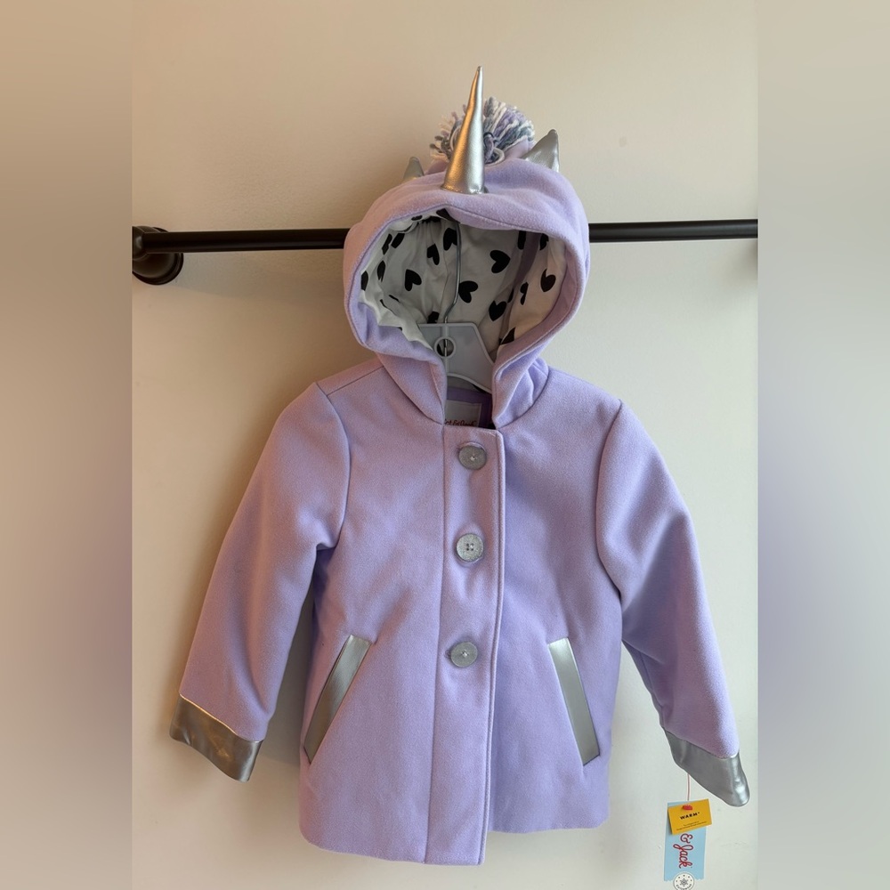 Cat & Jack unicorn coat